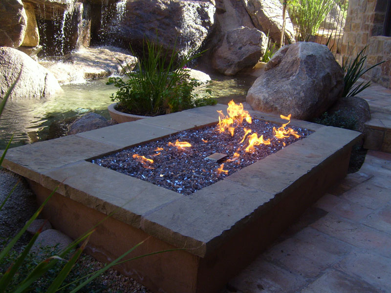 Gas Firepits Ss Fireplace Bbq, Custom Gas Fire Pits Outdoor