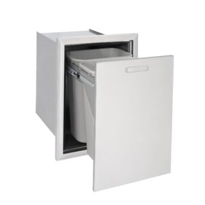 Professional Trash & Recycle Bin.  Includes two receptacles for recycling and trash