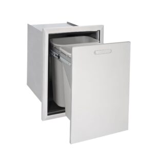 Professional Trash & Recycle Bin.  Includes two receptacles for recycling and trash