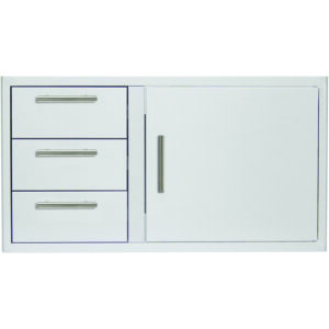 39-Inch SS Door & Triple Drawer Combo