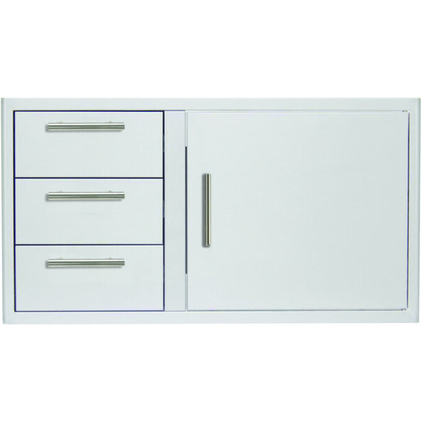 39-Inch SS Door & Triple Drawer Combo