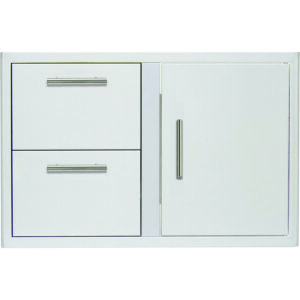 32-Inch SS Door & Double Drawer
